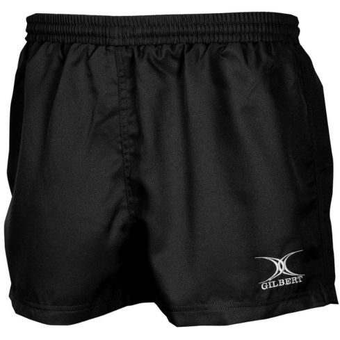 Pantalón Corto de Rugby de Partido y Entrenamiento para Mujer Saracen V3 Negro - Gilbert