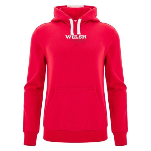 Sudadera con Capucha de Algodón Aficionado de Rugby Gales 2025-2026 - Macron