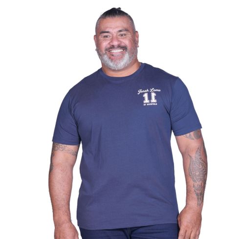 Camiseta Rugby Jonah Lomu Azul Marino - Ruckfield
