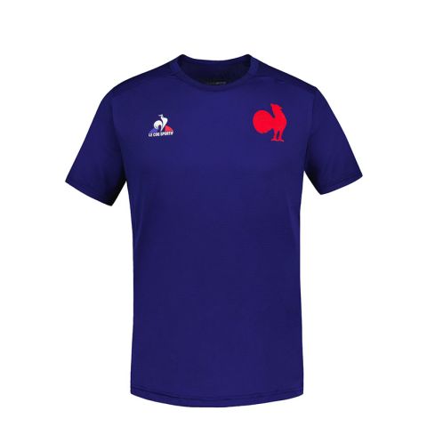 Camiseta de Entrenamiento de Rugby para Niños en Francia Azul - Le Coq Sportif