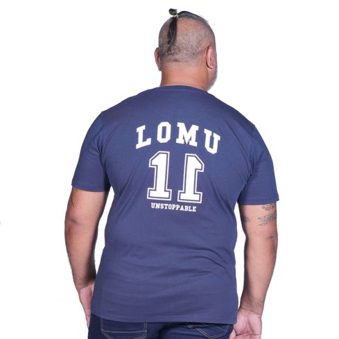 Camiseta de Rugby Jonah Lomu Azul Marino - Ruckfield