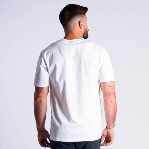 Camiseta de Rugby de Manga Corta French Rugby Club Blanco â Ruckfield