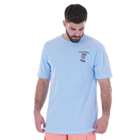 Camiseta Rugby Azul Claro Kashmir - Ruckfield