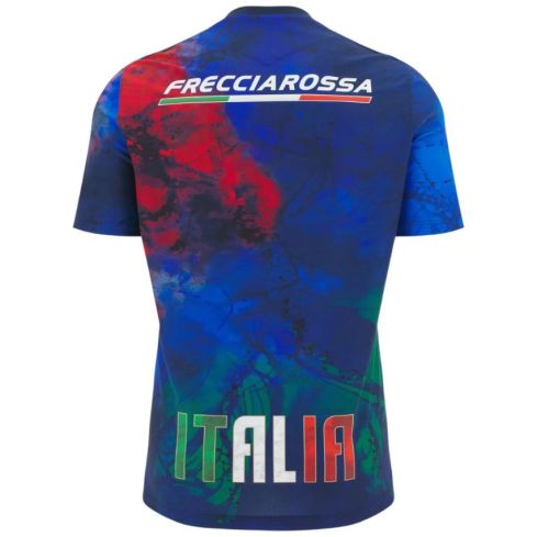 Camiseta Entrenamiento Rugby Italia Multicolor 2025/2026 - Macron