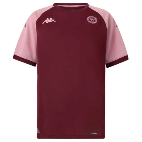 Camiseta de Entrenamiento de Rugby Infantil Mokiba Burdeos/Rosa - Kappa