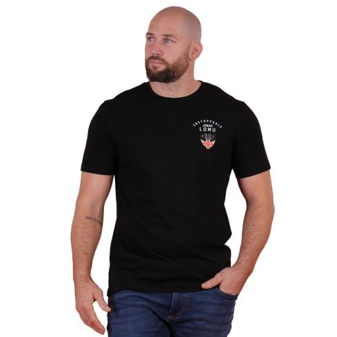 Camiseta de Rugby Jonah Lomu Ruckfield Negra
