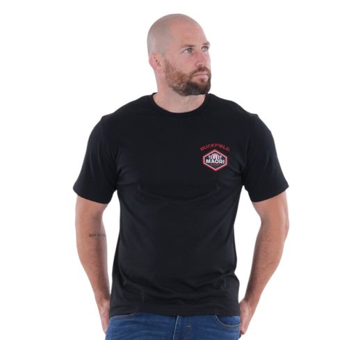 Camiseta Rugby Manga Corta Blanca Maori - Ruckfield