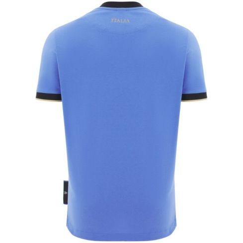 Camiseta de Rugby Aficionado Italia 2025/2026 Azul/Negro - Macron