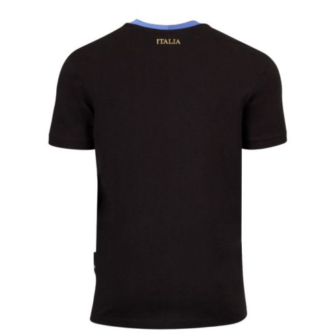 Camiseta Rugby Aficionado Italia 2025/2026 Negra - Macron