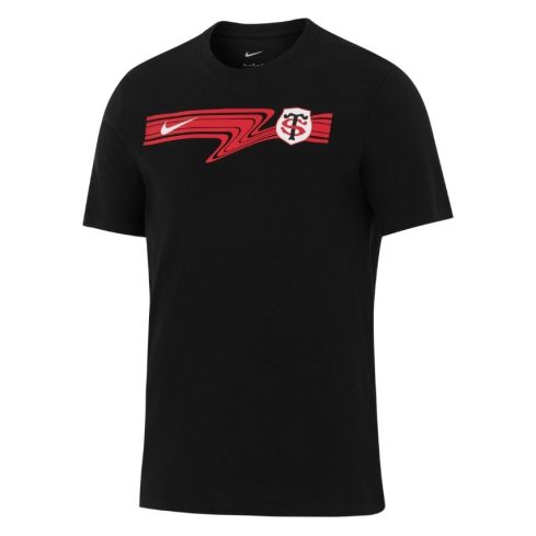 Camiseta Gráfica Rugby Stade Toulousain Negra 2025/2026 - Nike