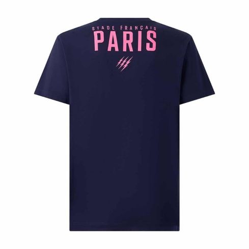 Camiseta Rugby LA84 Banda Stade Français Azul 2025/2026 - Kappa