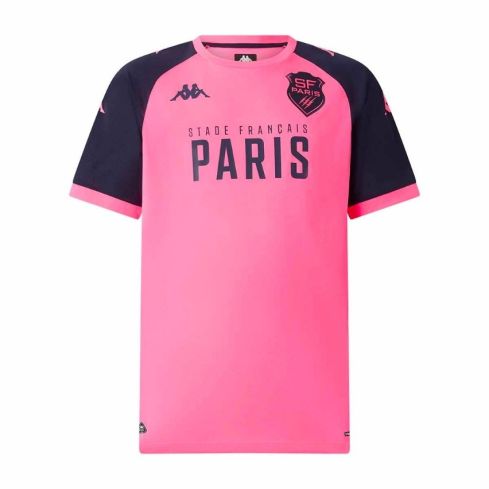 Camiseta Rugby Mokiba Pro Stade Français Rosa 2025/2026 - Kappa