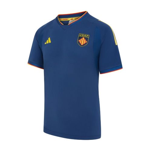 Camiseta Rendimiento Rugby USAP Azul 2025/2026 - Adidas