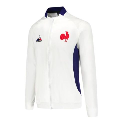 Veste Rugby Zippé France Blanc - Le Coq Sportif