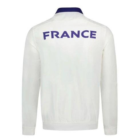 Chaqueta de Rugby con Cierre Francia Blanca - Le Coq Sportif