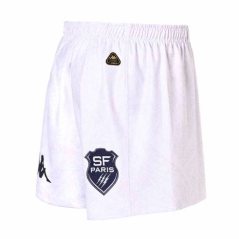 Pantalones Cortos de Rugby Kombat Ryder Tercera Stade Francais París Niños 2024/2025 Blancos - Kappa
